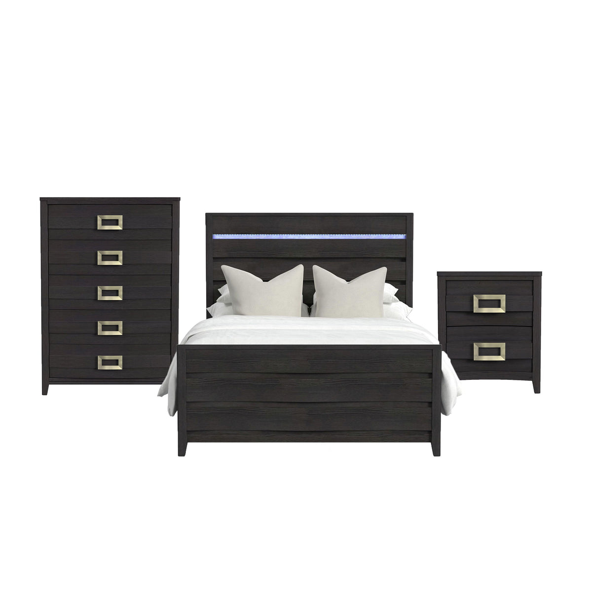 Tobias - Bedroom Set With LED