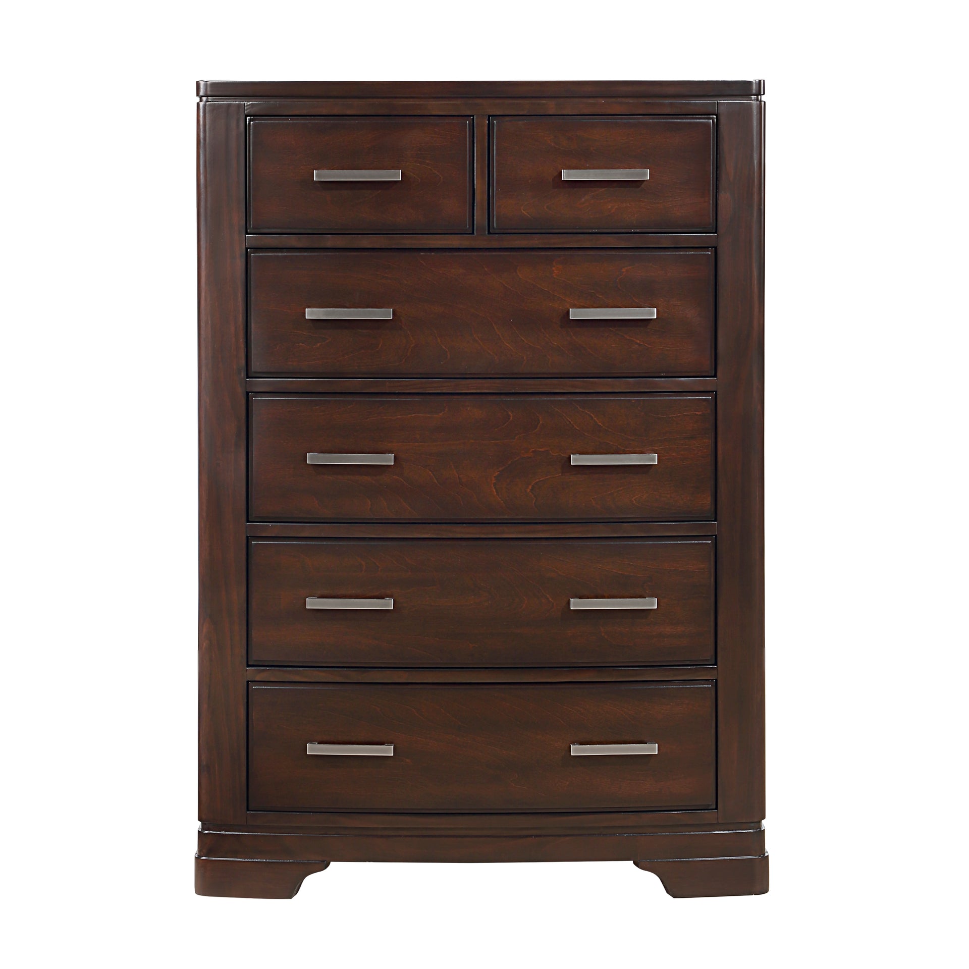 Hudson Collection Chest with Chrome Bar Hardware Storage