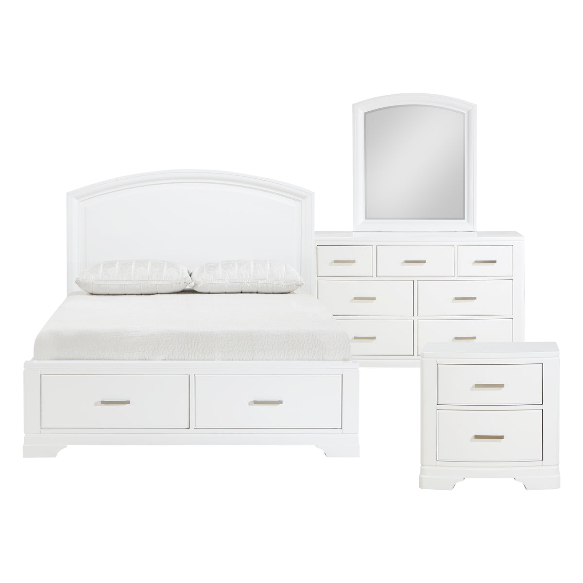Hudson Collection 4-Piece Queen Bedroom Set with Storage