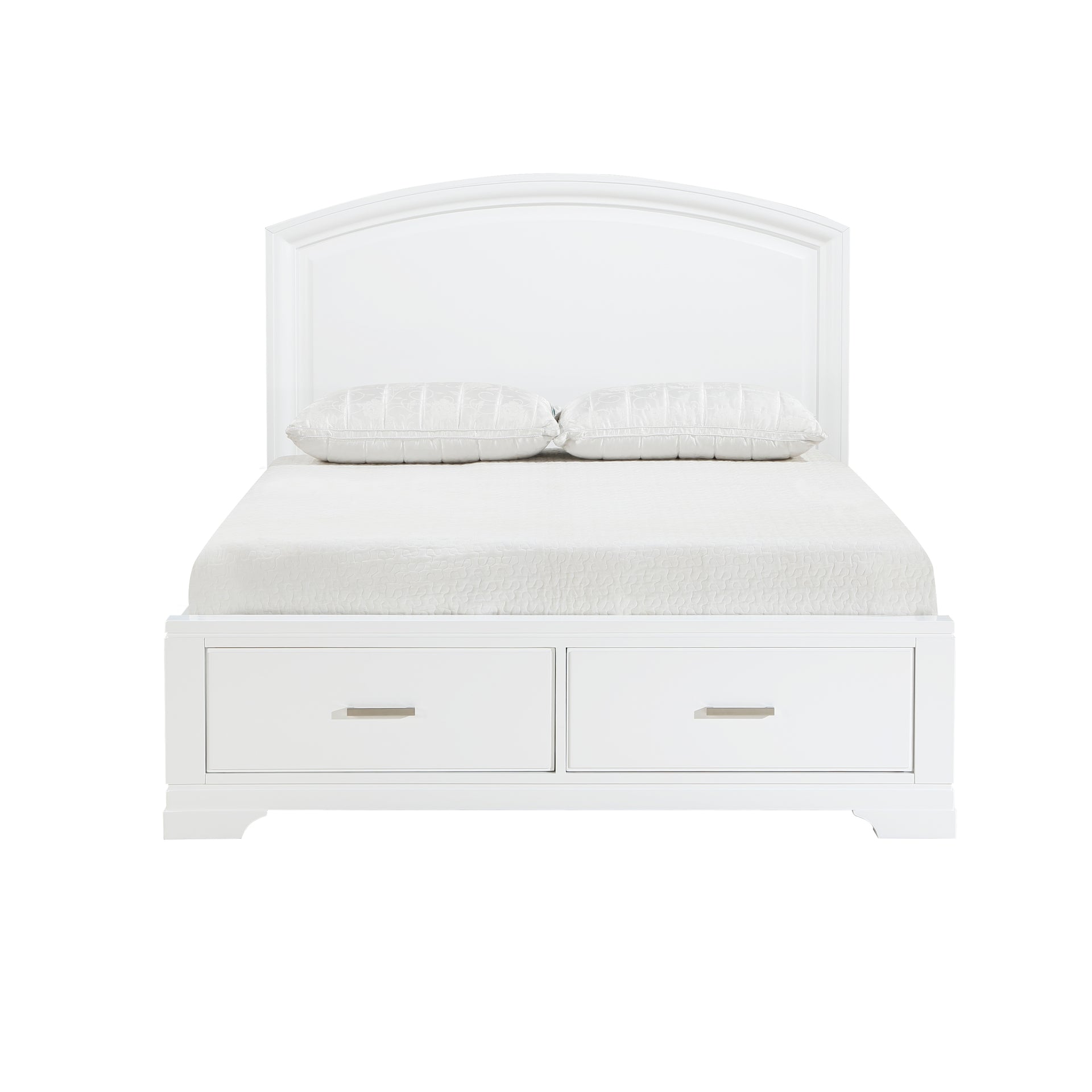Hudson Platform Bed with Footboard Storage Drawers