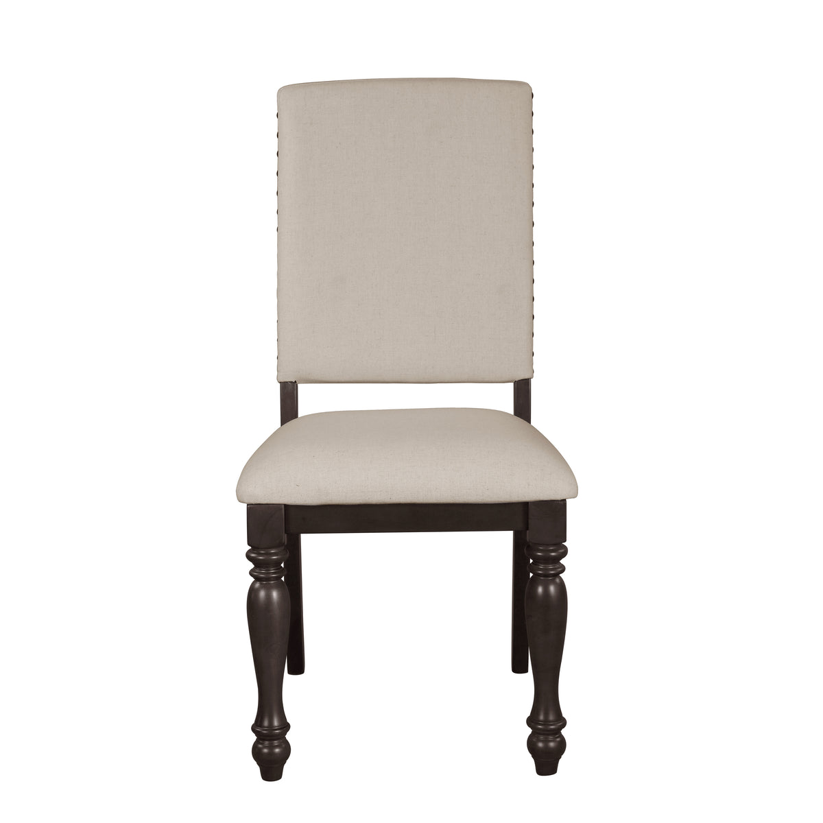 Begonia Upholstered Dining Chairs with Nailhead Trim (Set of 2)