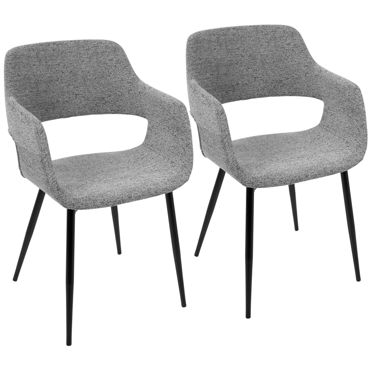 Margarite - Contemporary Dining / Chair (Set of 2) - Gray