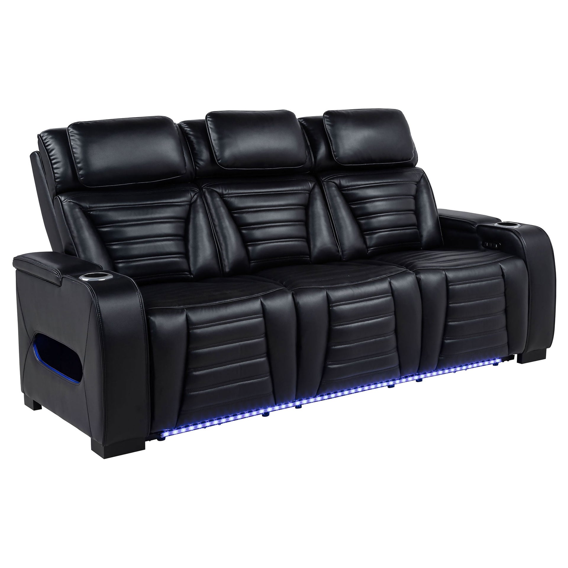 Isadora - Power Reclining Sofa With Dual Independent Recline - Black