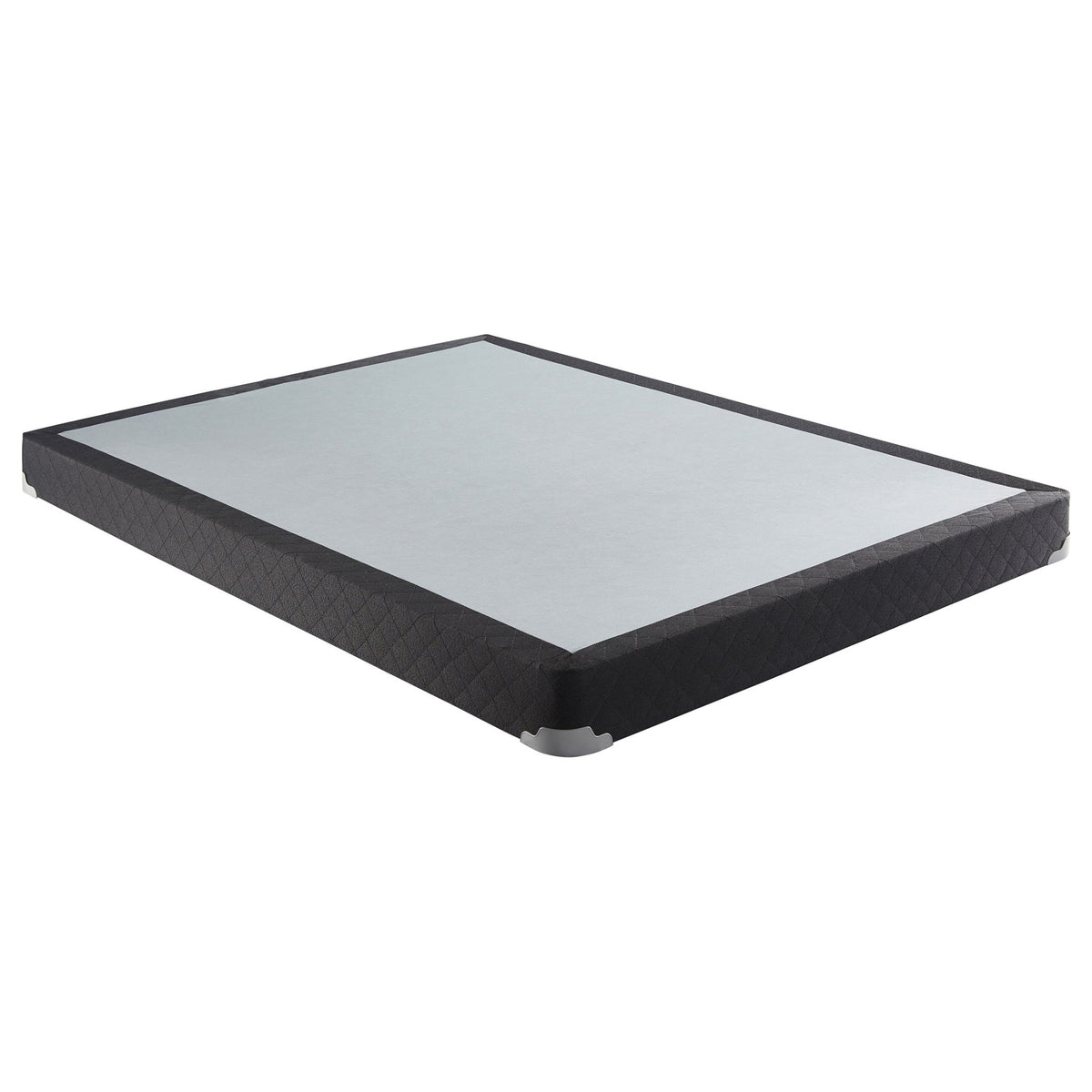 Low Profile Box Spring Foundation With Padded Slats And Breathable Design
