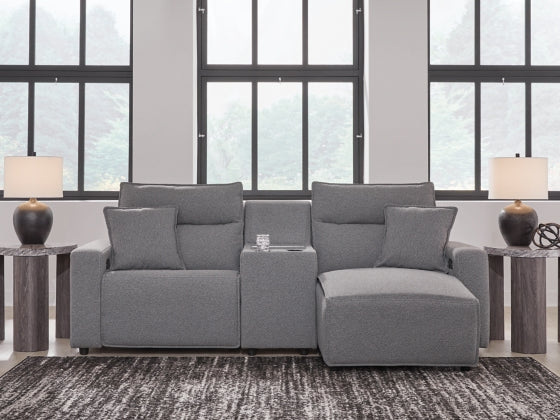 Modmax II 3-Piece Power Reclining Sectional with Chaise and Console
