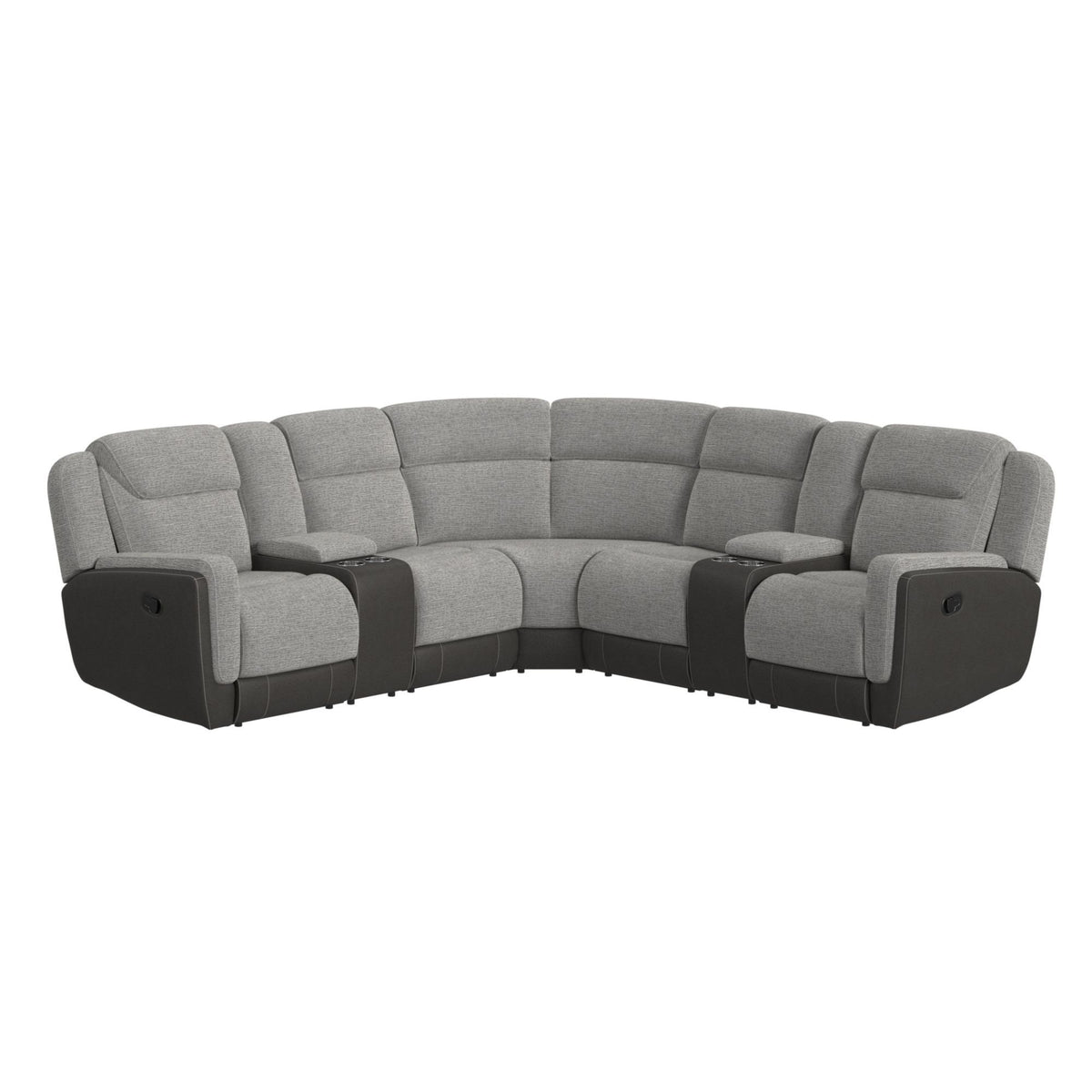 Hornet - 3 Piece Motion Sectional Set With Console