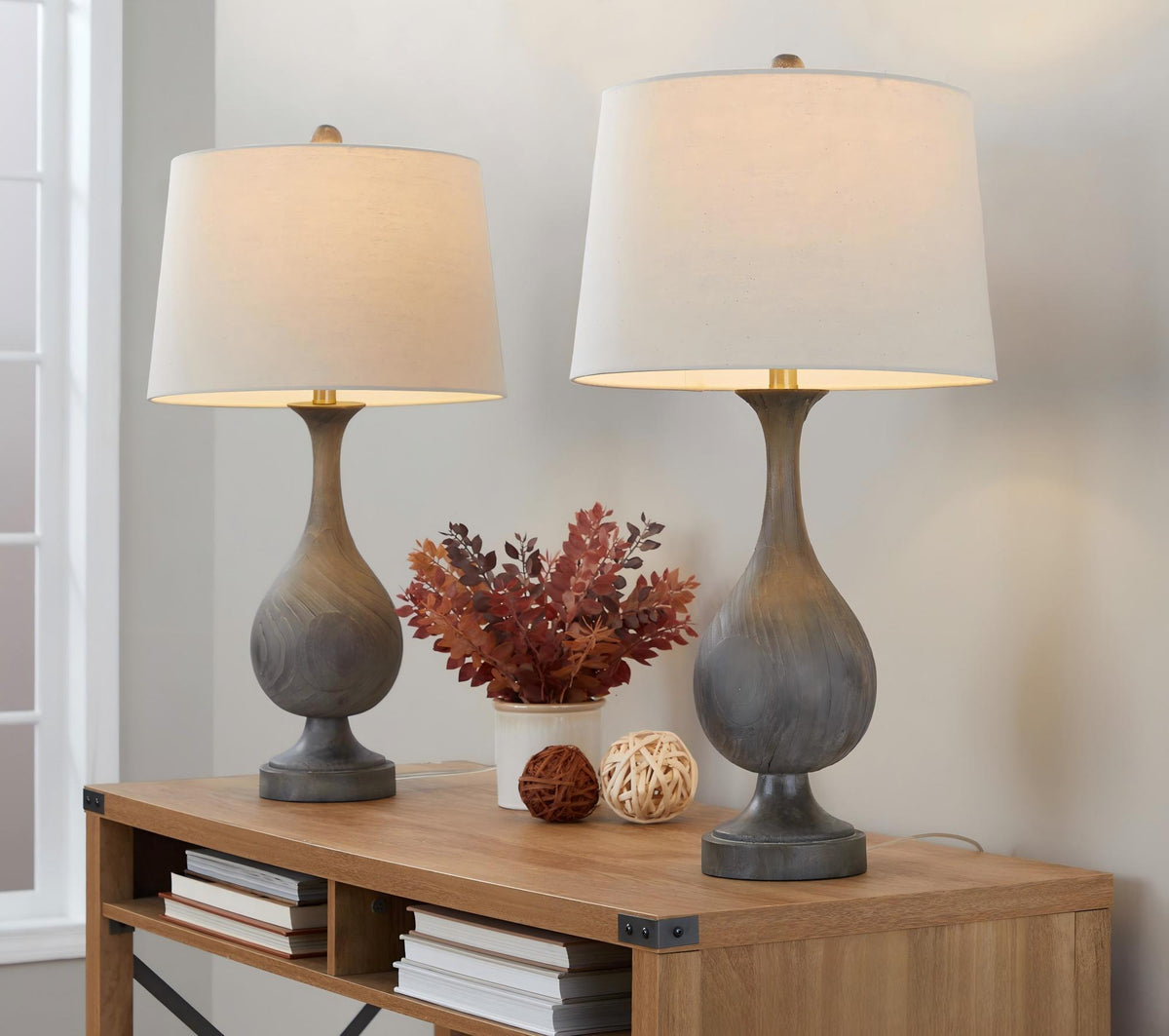Cipolla Poly - Farmhouse Table Lamp (Set of 2)