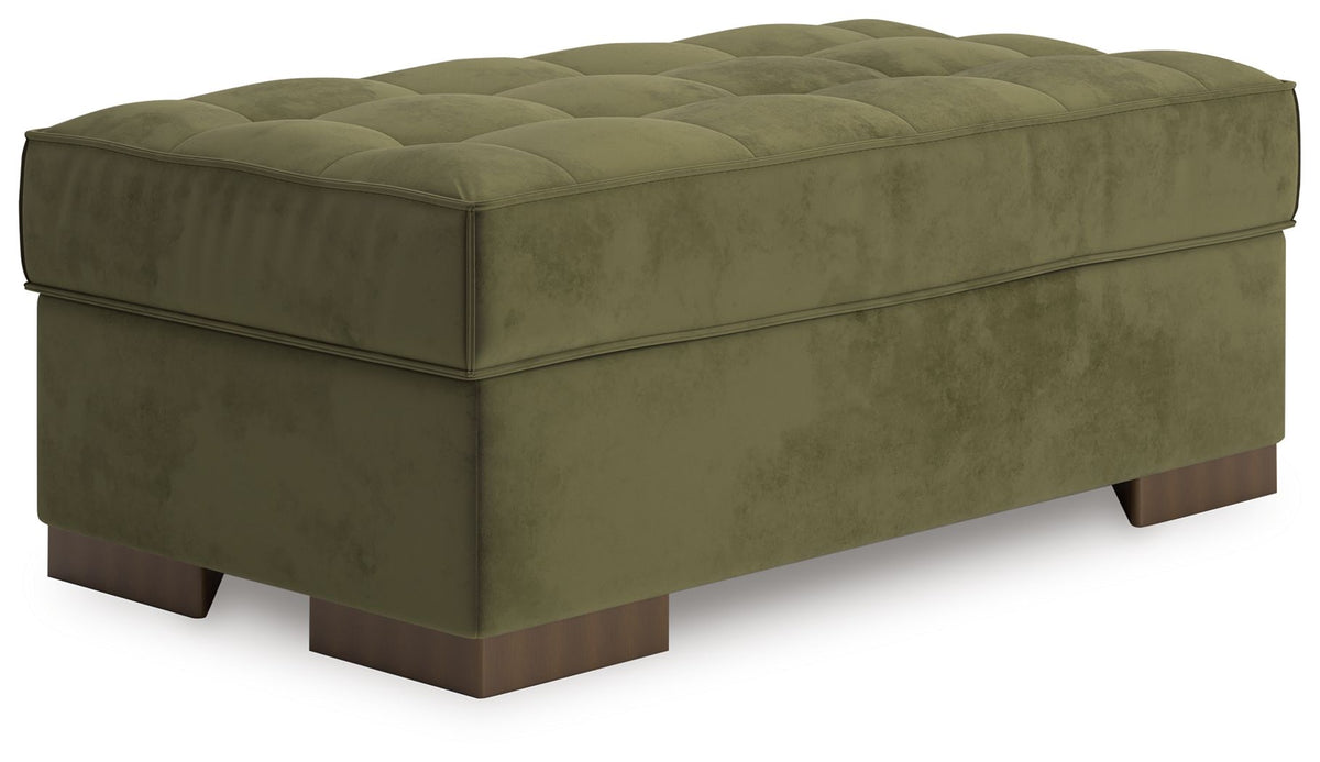 Caspian-Town - Oversized Accent Ottoman - Olive