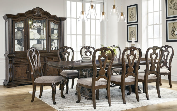 Maylee Dining Table and 8 Chairs