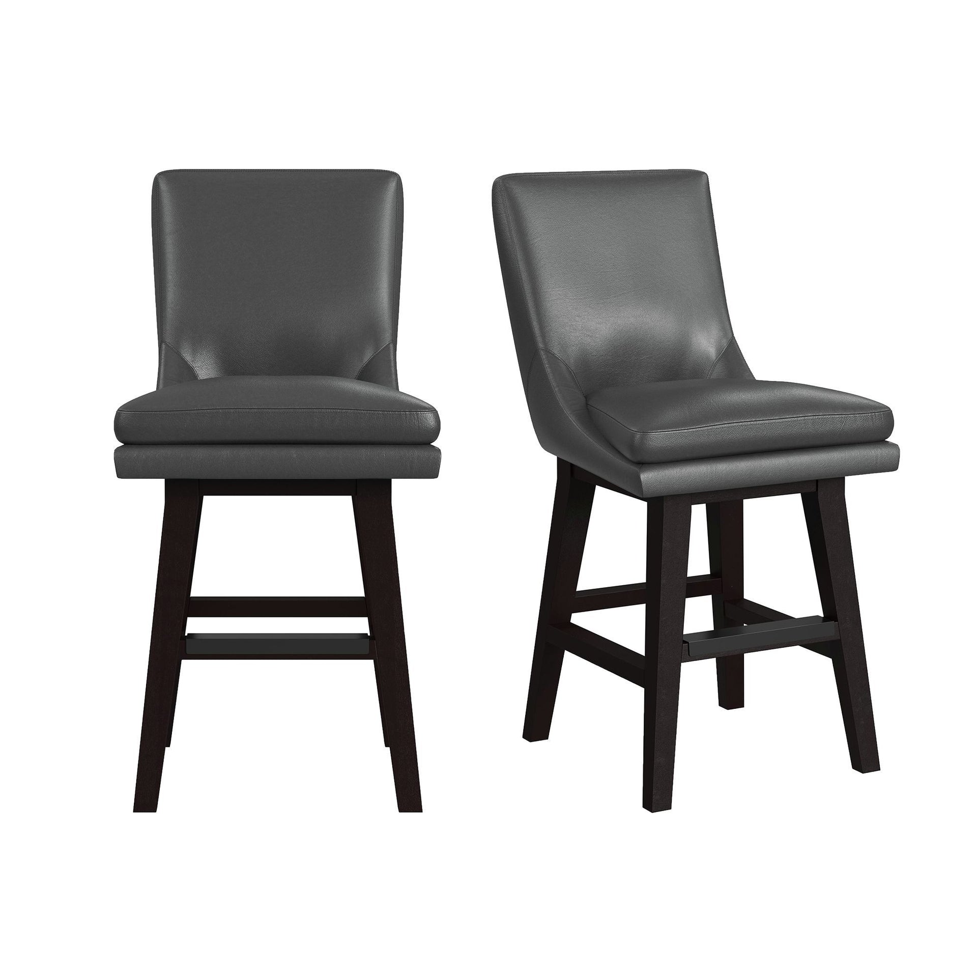 Villanova - Swivel PU Counter Stool (Set of 2)