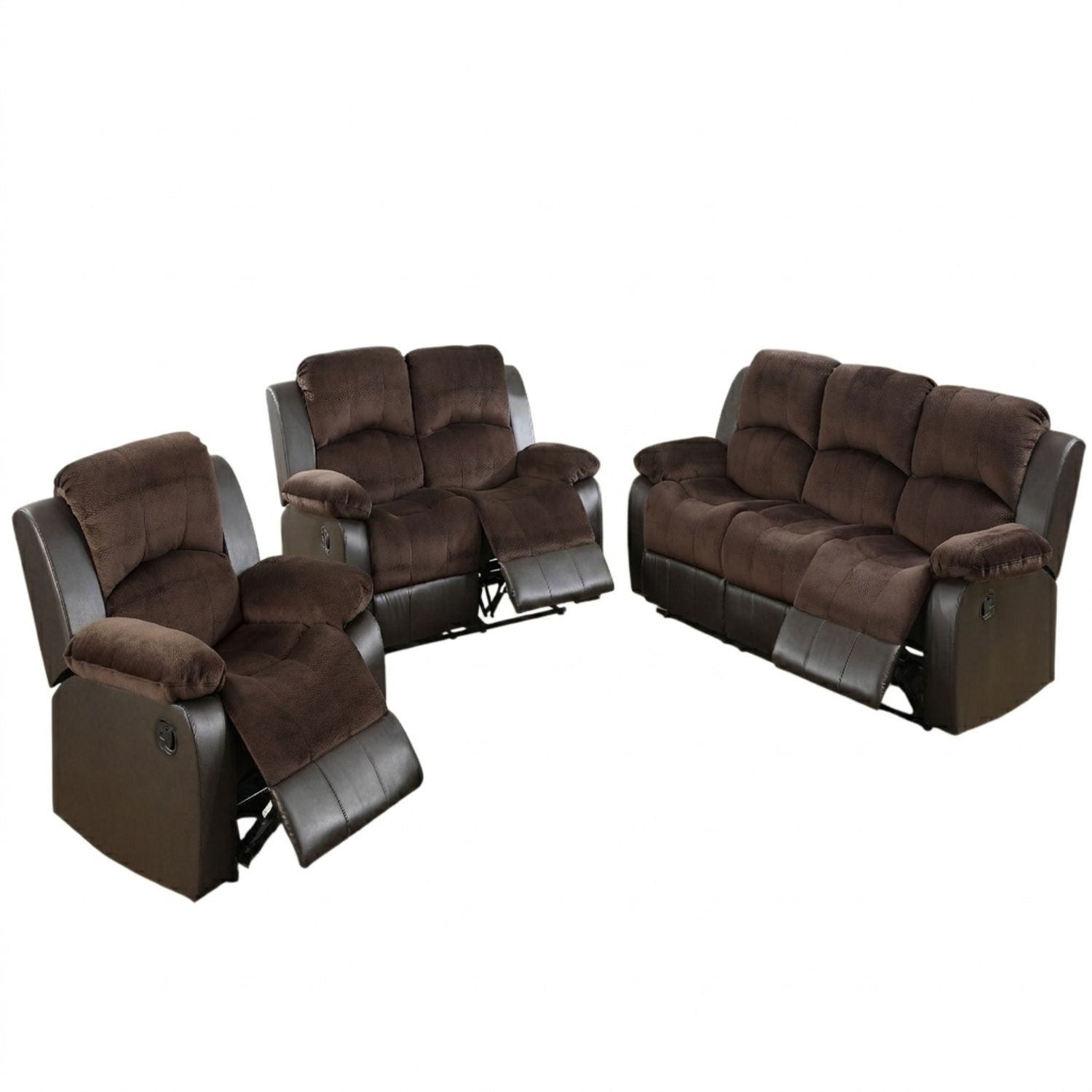 Modern Living Room Set, Reclining Mechanism