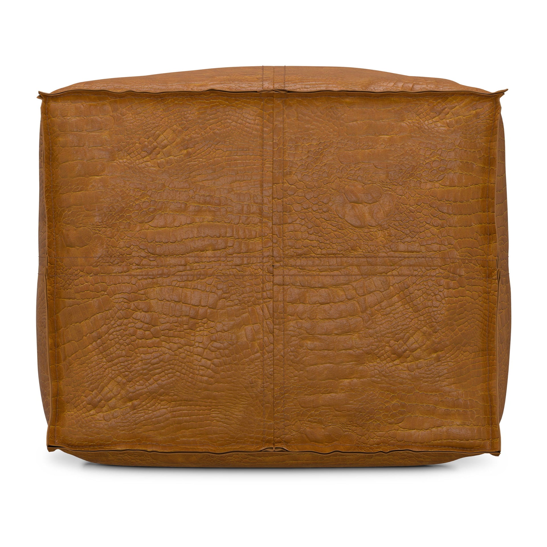 Brody - Square Pouf - Tan