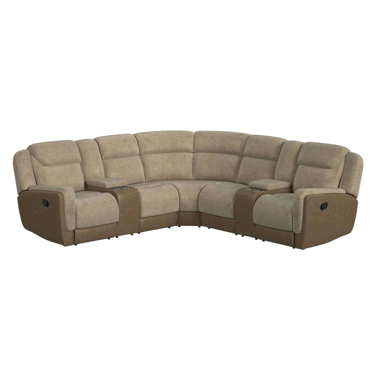 Hornet - 3 Piece Motion Sectional Set With Console