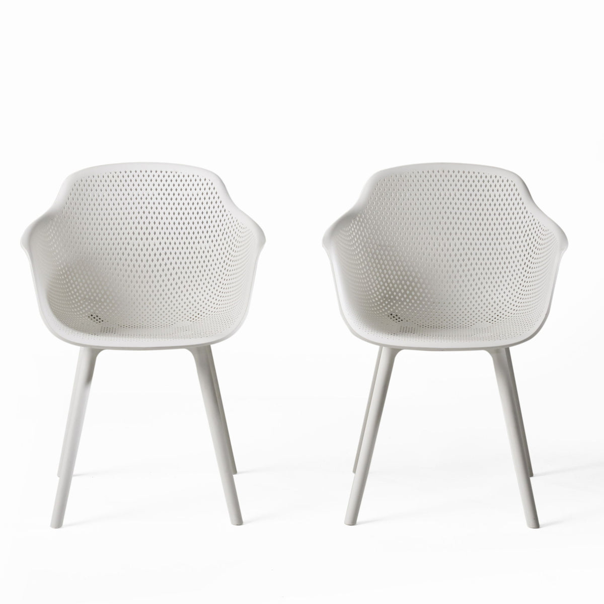 Lotus - Chair (Set of 2) - White