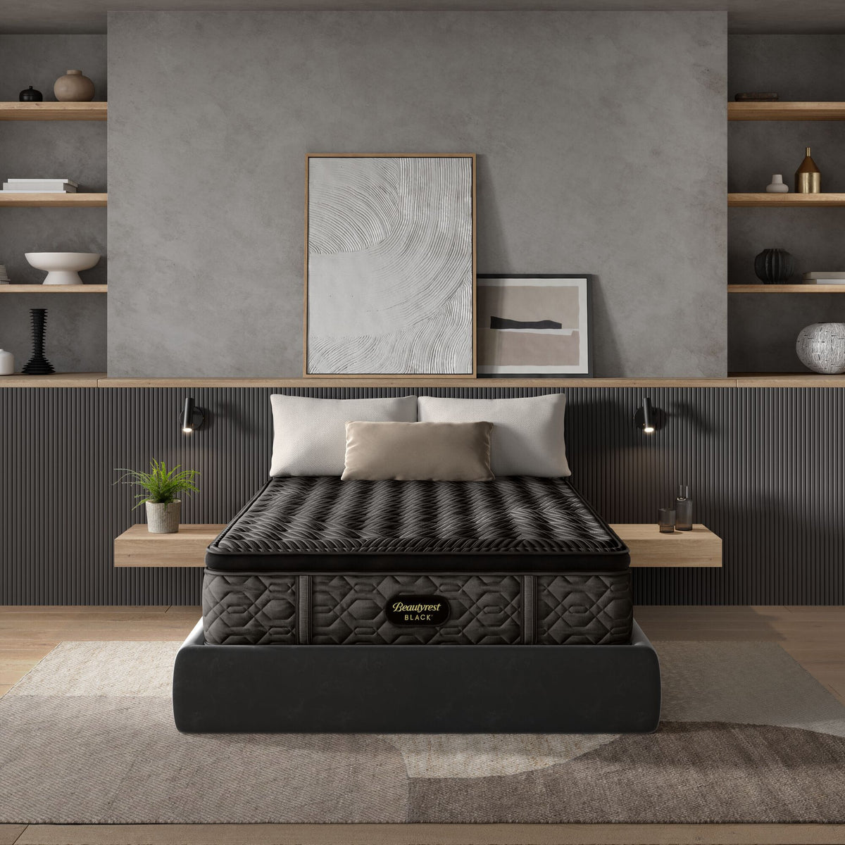 Beautyrest Black® Series One 14.75" Medium Pillow Top Mattress Set